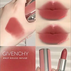 Givenchy Le Rouge Sheer Velvet matte lipstick #n27 Rouge infuse